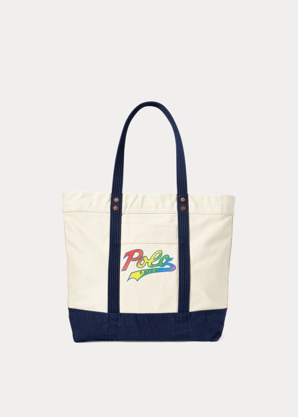 Women's Polo Ralph Lauren Pride Tote Bags | 503986SHW